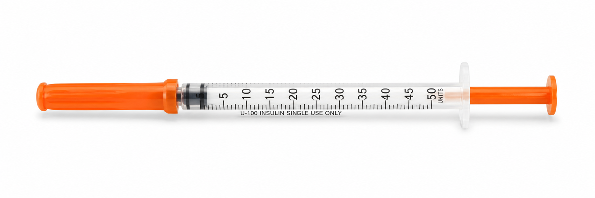 Strzykawka insulinowa U-100 0,5 mL · 50 jednostek SUBVERIX
